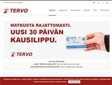 Tablet Screenshot of mtervo.fi
